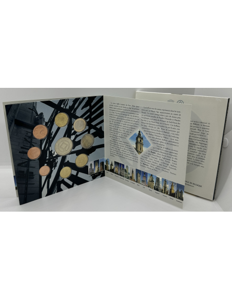 Belgique - Coffret FDC - Les Euros de l'Année 2008 - LES BEFFROIS