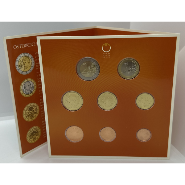 Autriche - Coffret BU - Les Euros de...