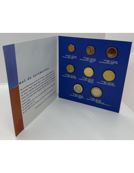 PAYS-BAS - SERIE COMPLETE D'EURO DE CIRCULATION