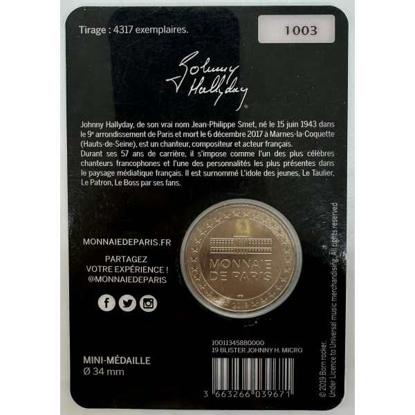 MINI-MEDAILLE - JETON - la Monnaie de...