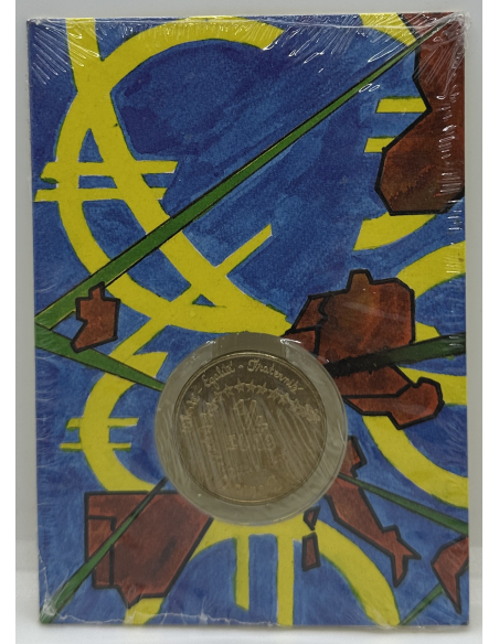 FRANCE - 1/4 Euro 2002 (PREMIERE PIECE CREE PAR DES ENFANTS) SOUS BLISTER