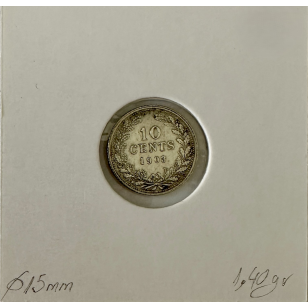 PAYS-BAS - 10 CENTS 1903 - Pièce de Monnaie en Argent // TTB 2