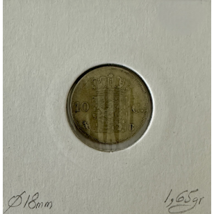 PAYS-BAS - 10 CENTS 1827 - Pièce de Monnaie en Argent // TTB 2