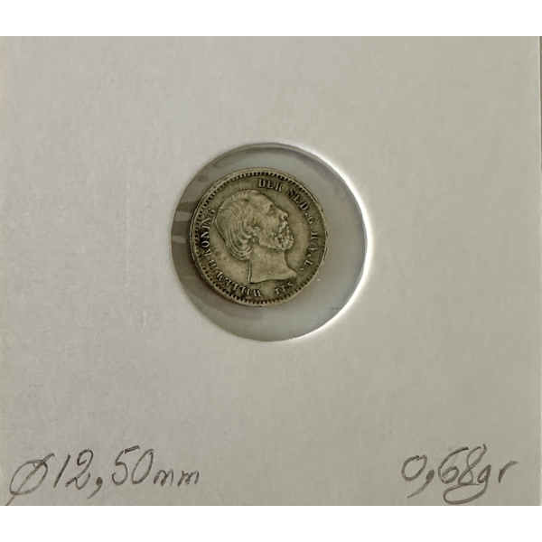 PAYS-BAS - 5 CENTS 1862 - Pièce de...