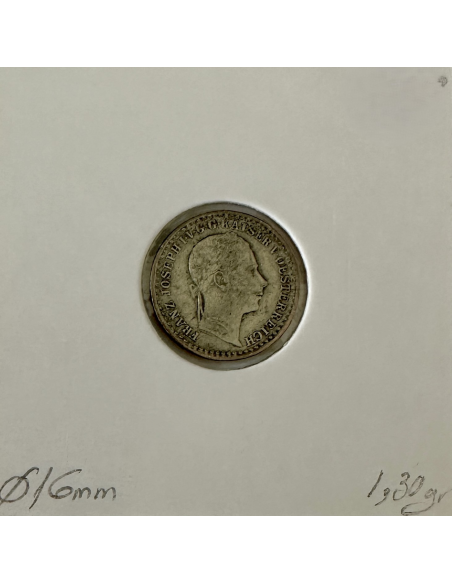 AUTRICHE - 5 KREUZER 1859M - Pièce de Monnaie en Argent // TTB