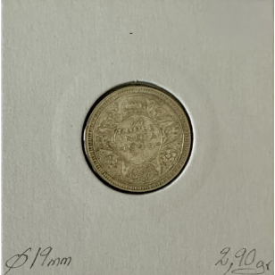 INDE BRITANNIQUE - 1/4 DE ROUPIE 1945 - Monnaie en Argent... 2