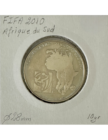 PORTUGAL - 2 EURO 1/2 - 2010 - FIFA Afrique du Sud // Qualité : TTB
