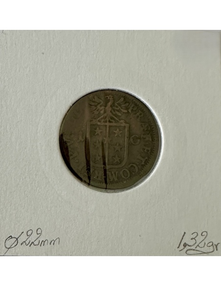 SUISSE SITTEN - 1 BATZEN 1710 - Pièce de Monnaie en Billon // Qualité : TB