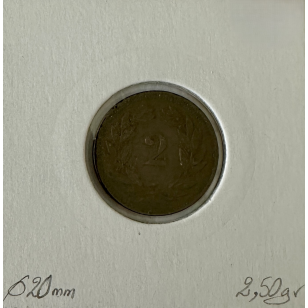 SUISSE - 2 RAPPEN 1904 B - Pièce de Monnaie en Bronze //... 2