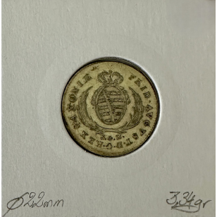 ALLEMAGNE SAXONY - 1/12 THALER - 1812 SGH - Monnaie en... 2