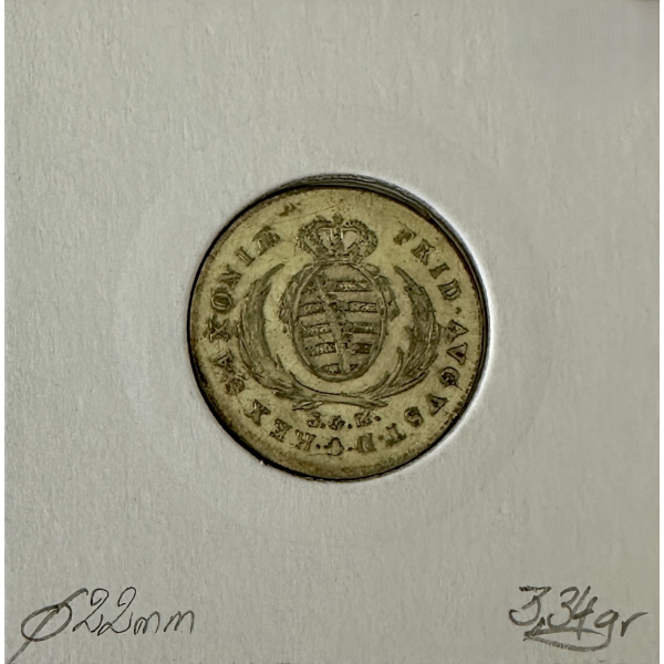 ALLEMAGNE SAXONY - 1/12 THALER - 1812...