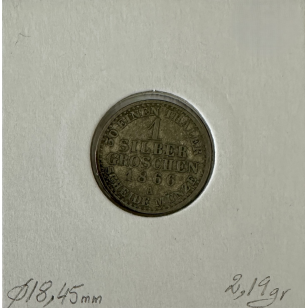 ALLEMAGNE PRUSSE - 1 GROSCHEN - 1866 A - Monnaie en... 2