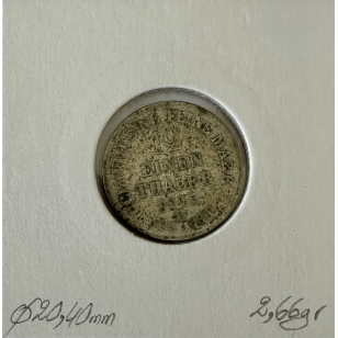 ALLEMAGNE - 1/12 THALER 1845 B - Pièce de Monnaie en... 2