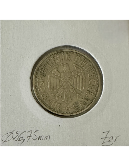 ALLEMAGNE - 2 MARK 1951 G - Pièce de Monnaie en Cupro-Nickel // TTB