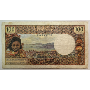 INSTITUT D'EMISSION D'OUTRE-MER - 100 FRANCS PAPEETE //... 2
