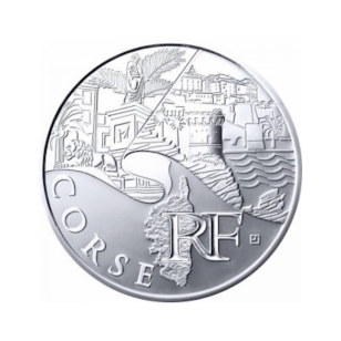 Corse 2011 - 10 Euro des Régions en Argent