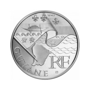Guyane 2010 - 10 Euro des Régions en Argent