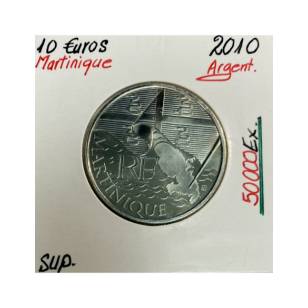 Martinique 2010 - 10 Euro des Régions en Argent