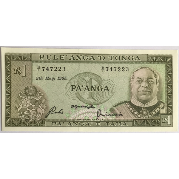 TONGA - 1 PA ANGA 1985 - Billet de...