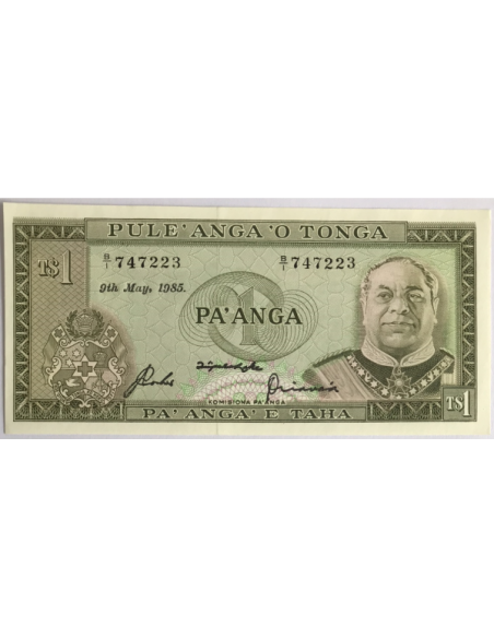 TONGA - 1 PA ANGA 1985 - Billet de banque NEUF